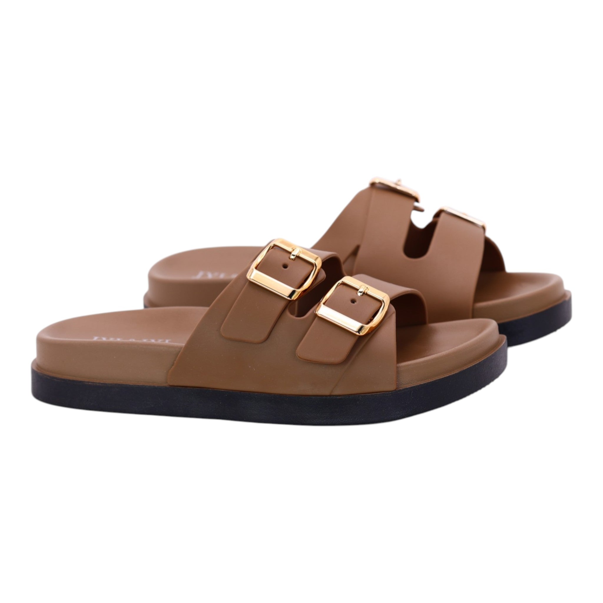 Dual strap slipper