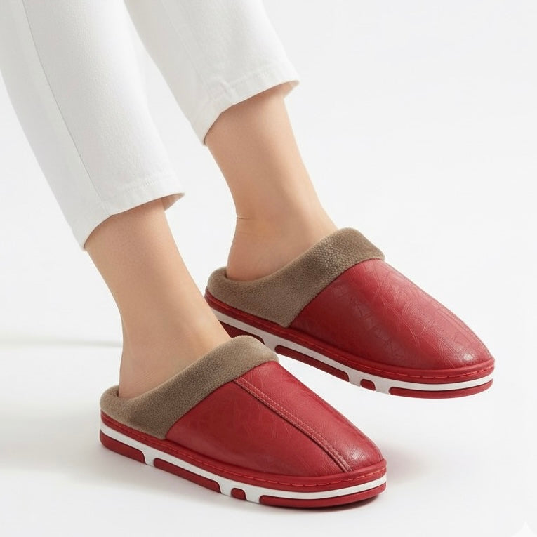 Morbida leather half shoes