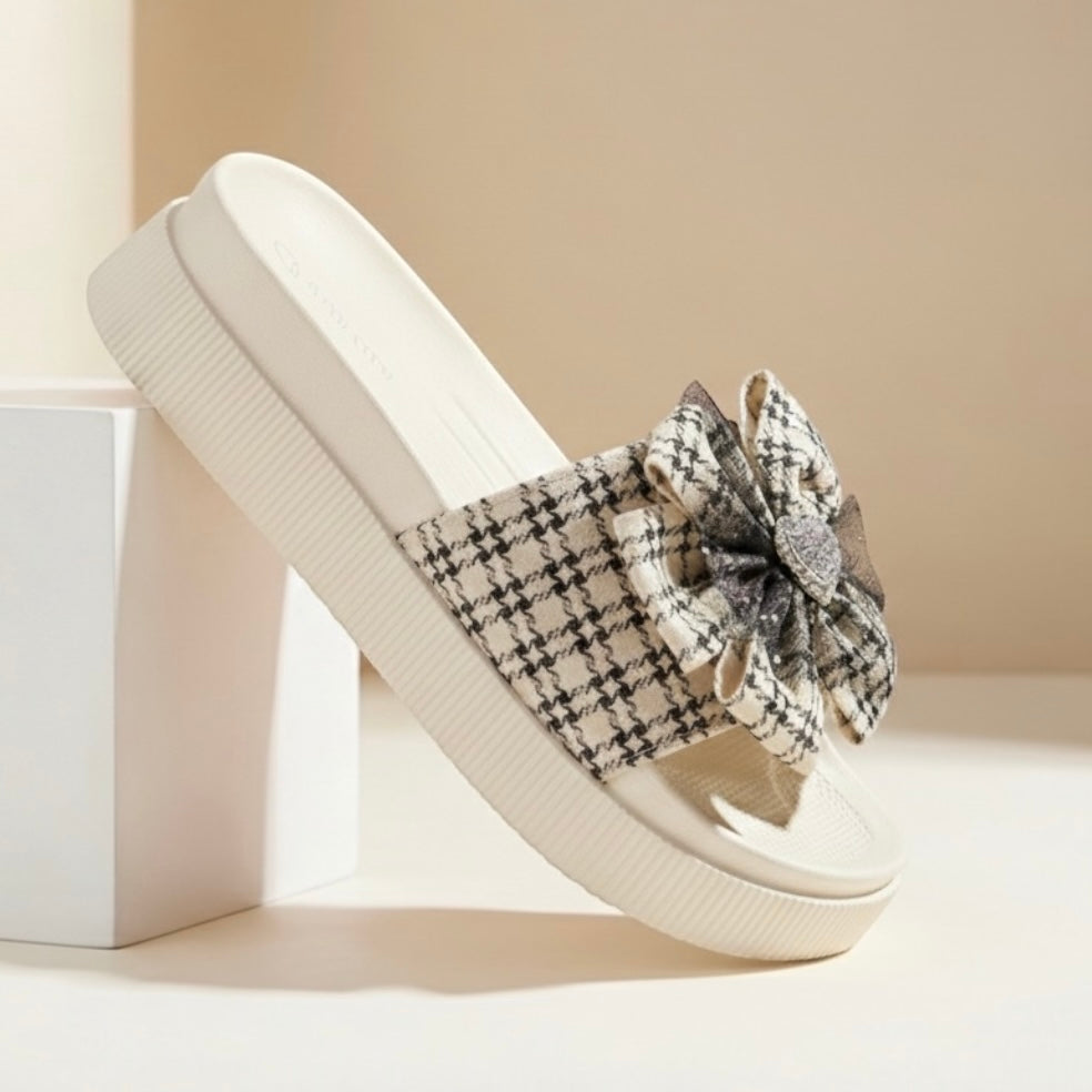 Bfly bow slipper