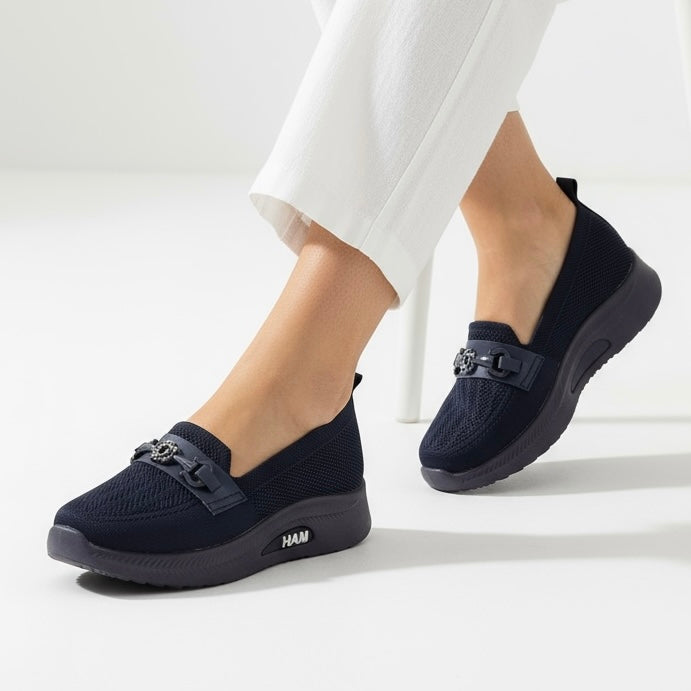 High sole mesh shoes