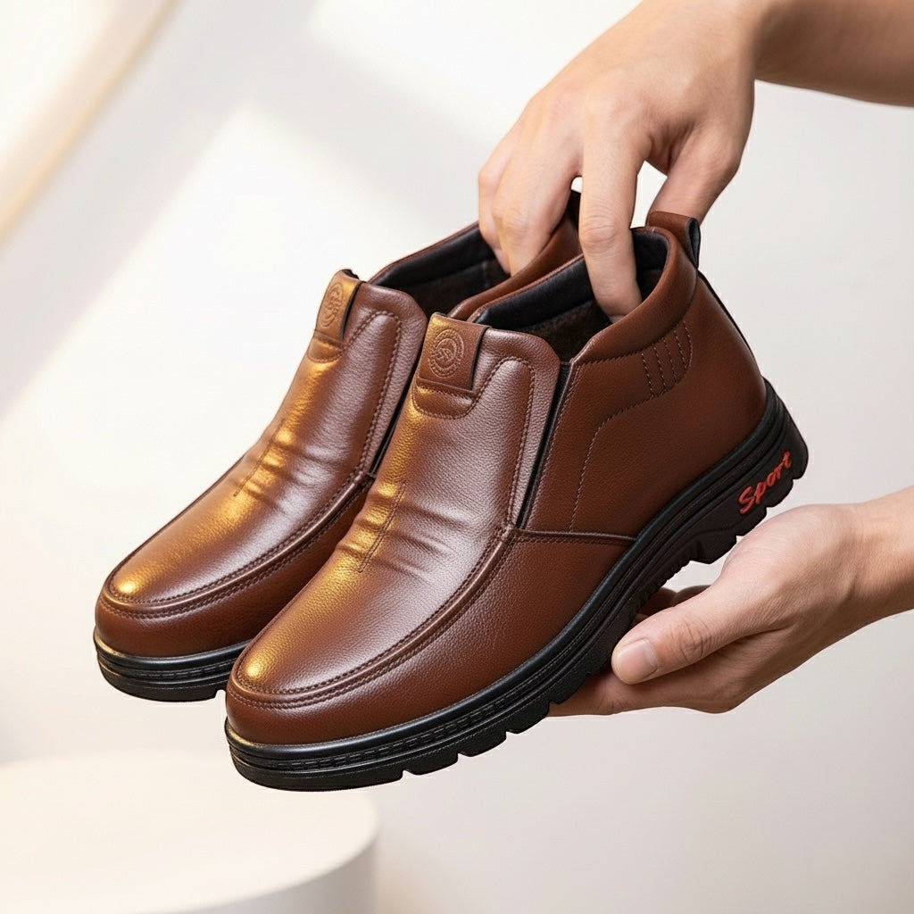 Men brown shoes