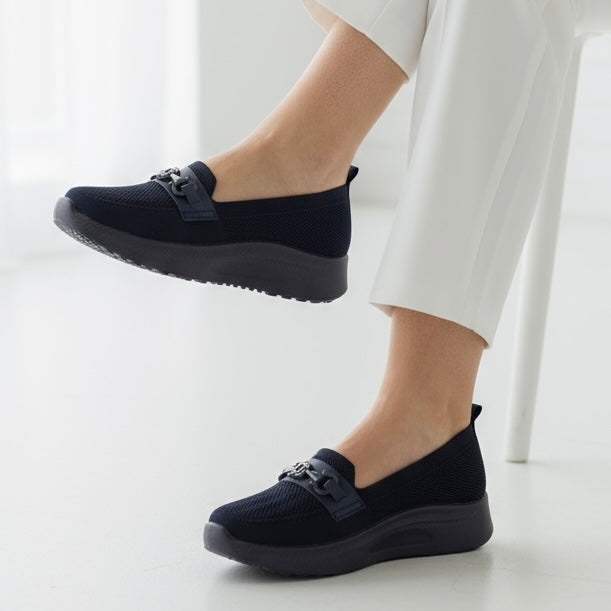 High sole mesh shoes