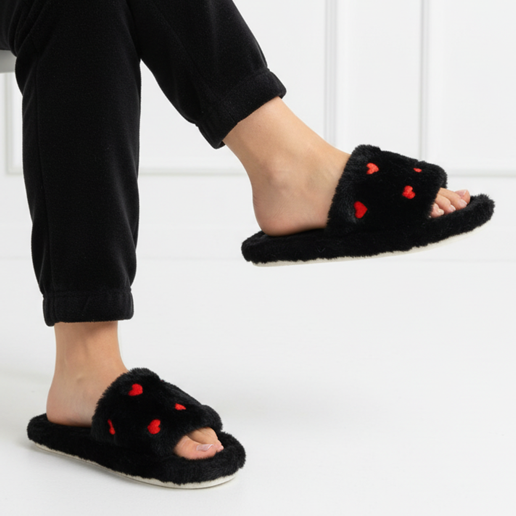 M0924 fur slipper