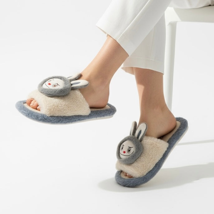 Labubu soft slipper