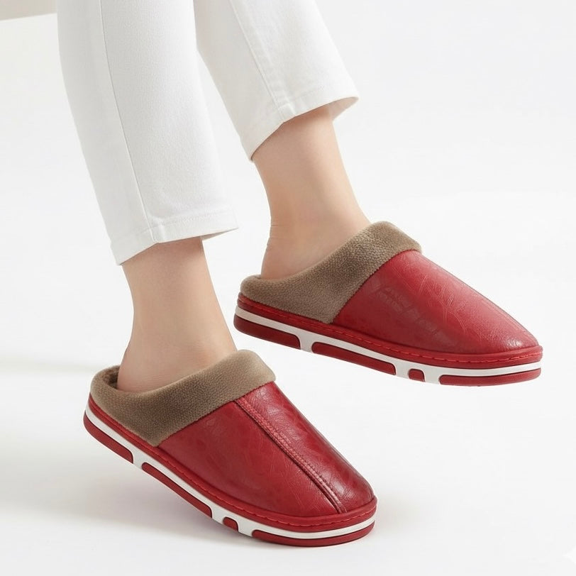 Morbida leather half shoes