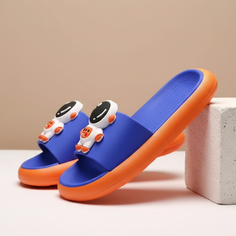 Space kids slipper