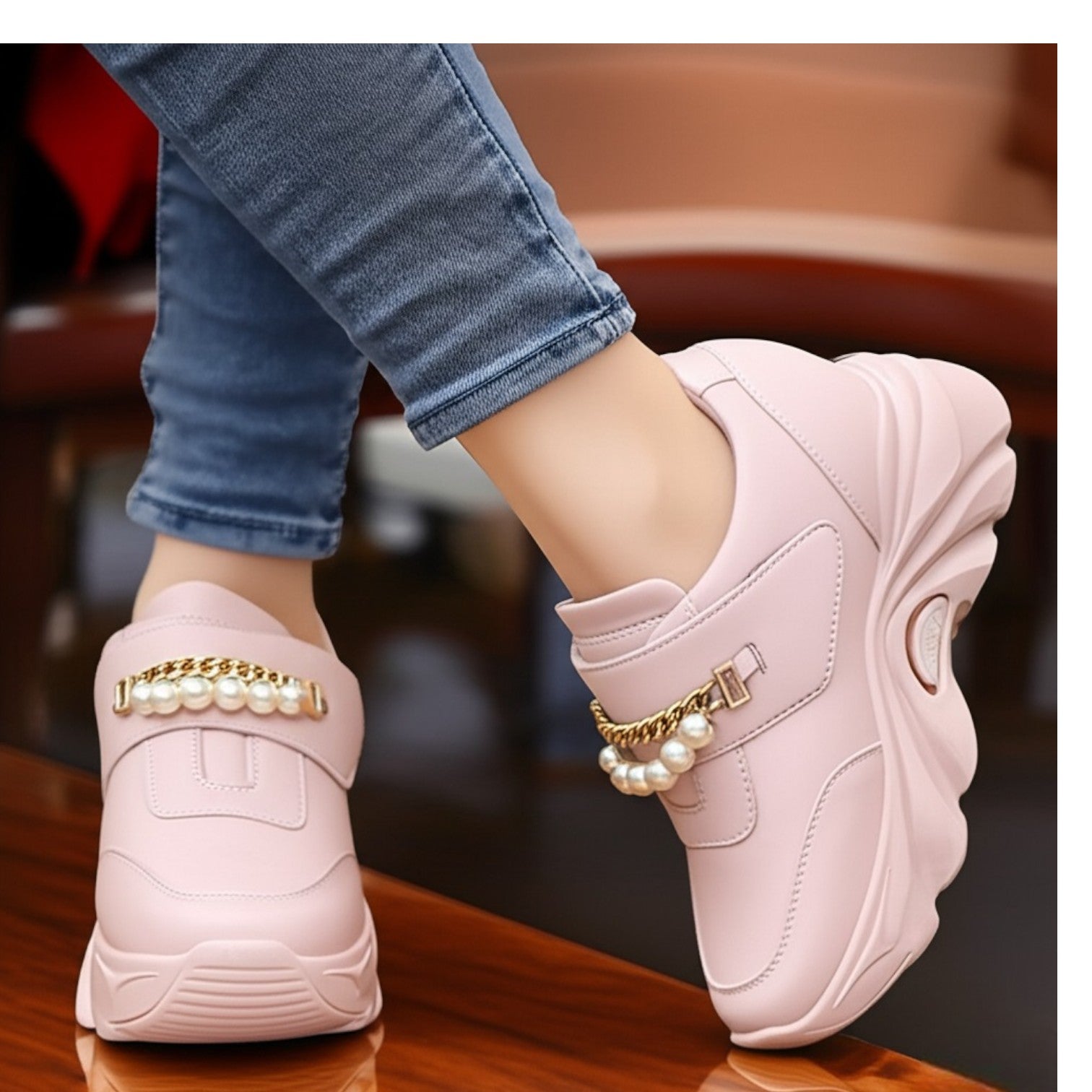 M0359 pearl shoes
