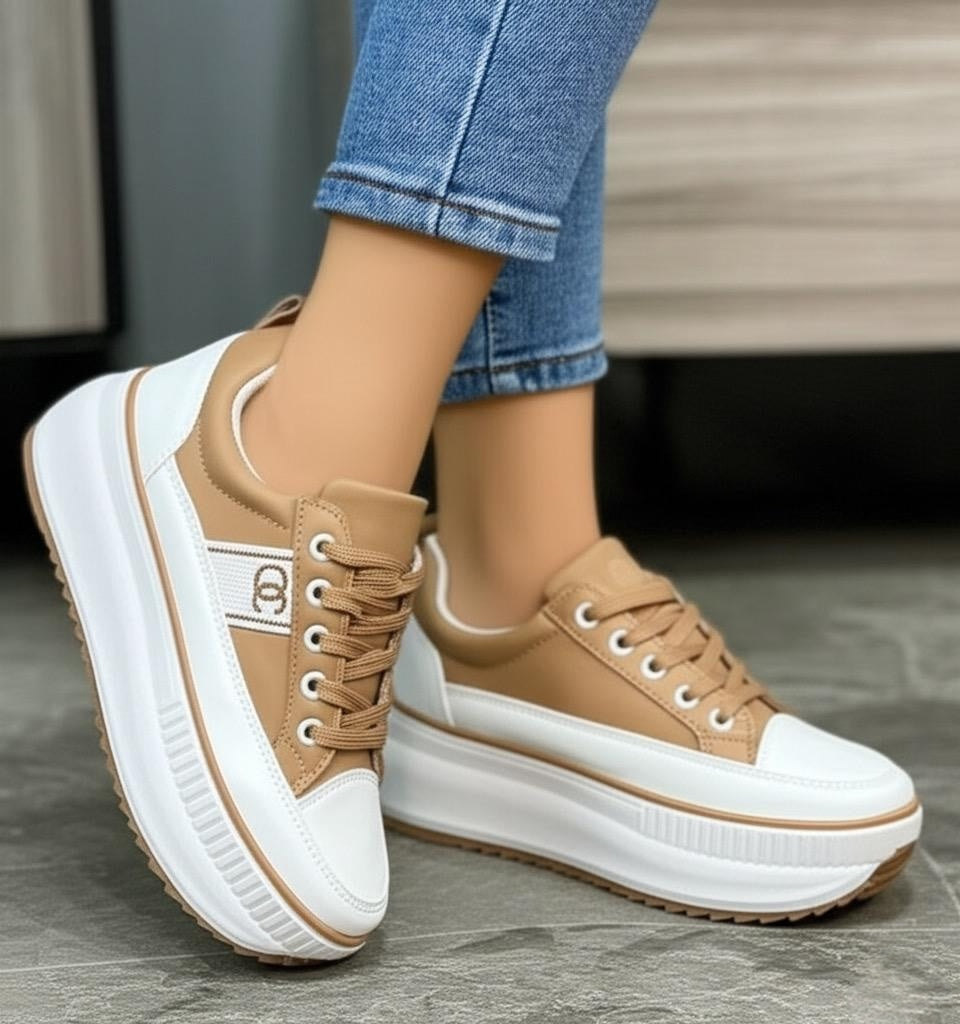 High sole jogger shoes