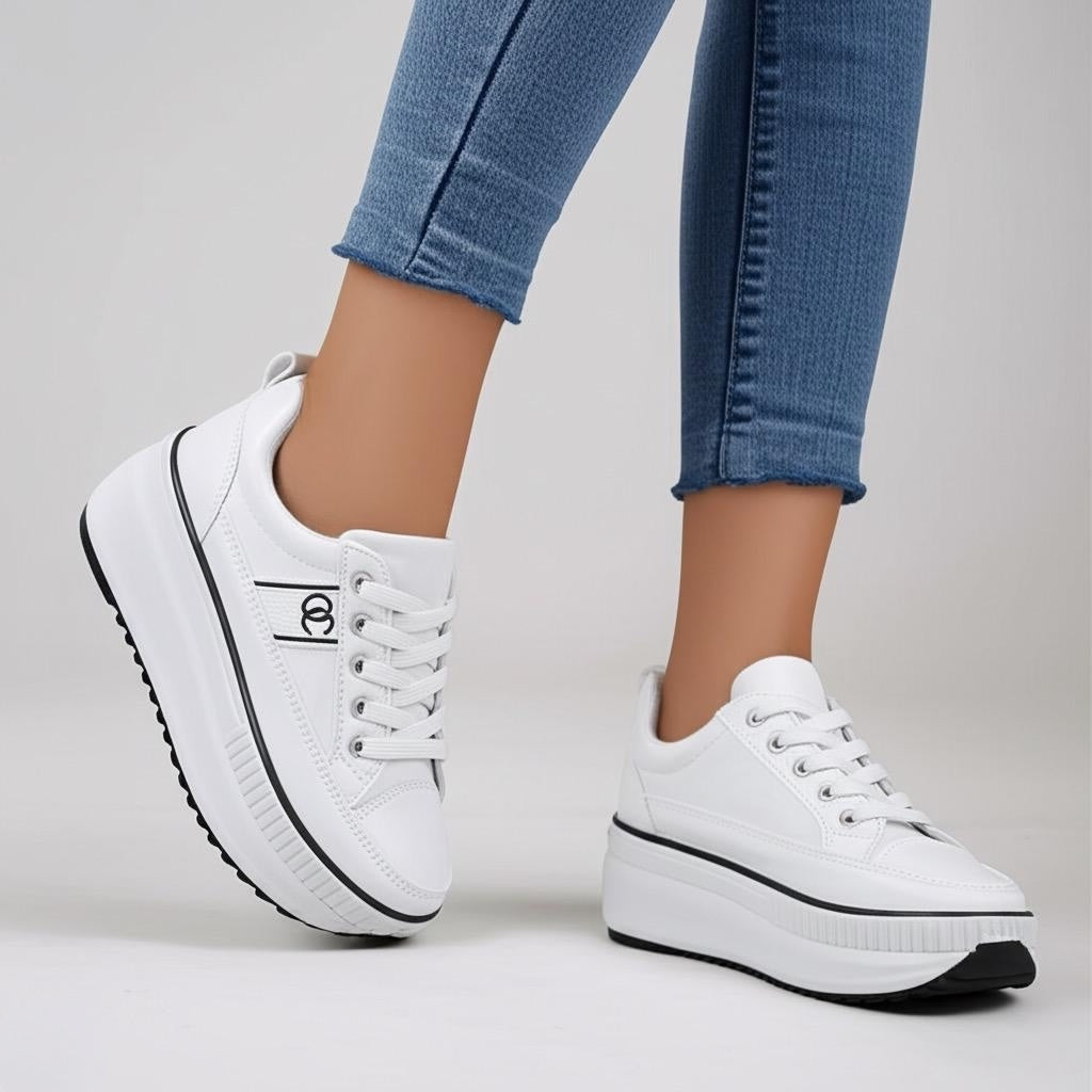 High sole jogger shoes