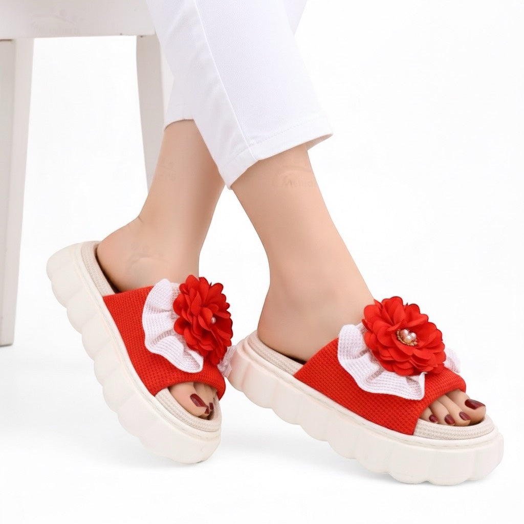 Rosia flower slipper-R21-2