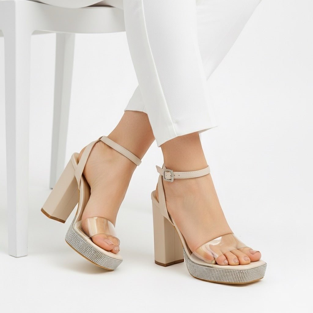 PL4 block heel-R32-2