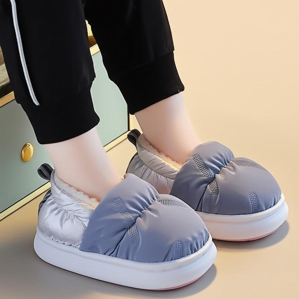 Kids fur shoes