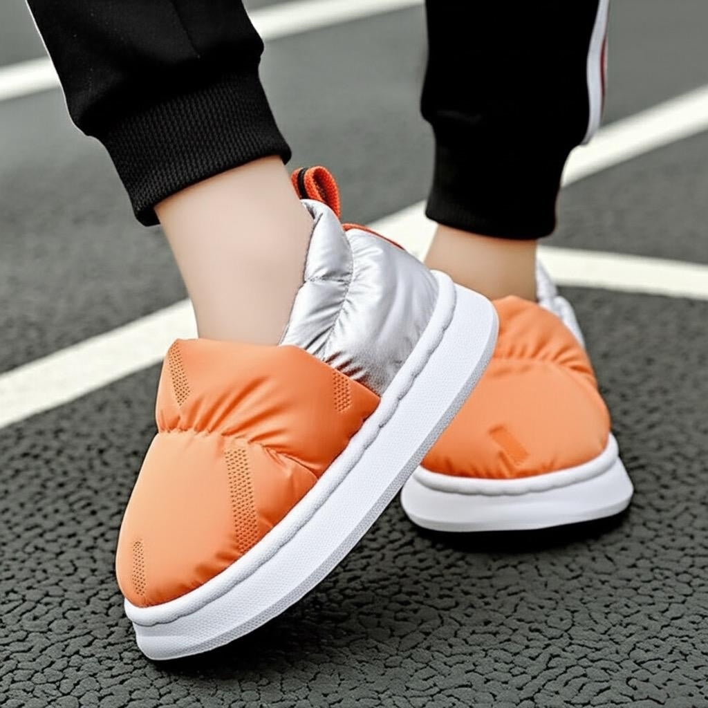 Kids fur shoes