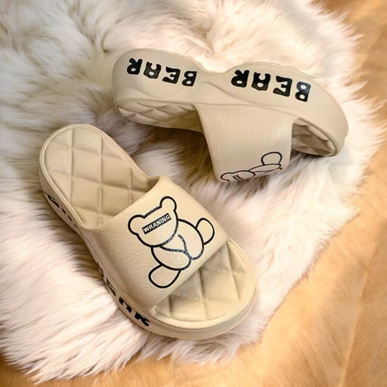 Bear comfy slipper -3-2