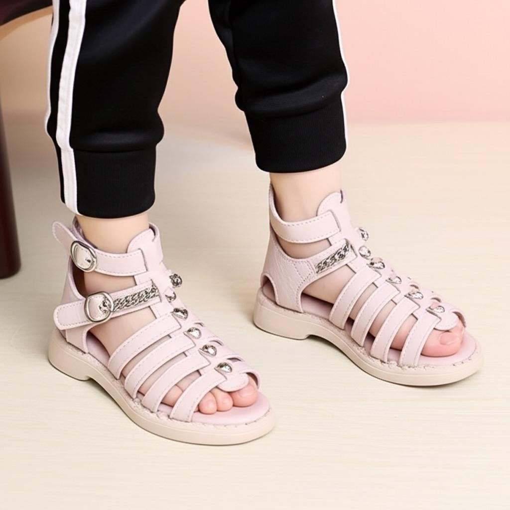 Chain kids sandal