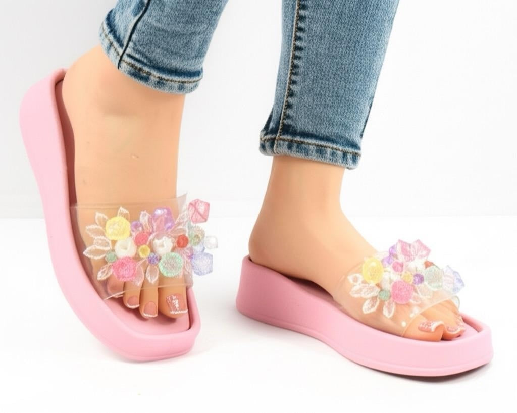 M0872 beads slipper