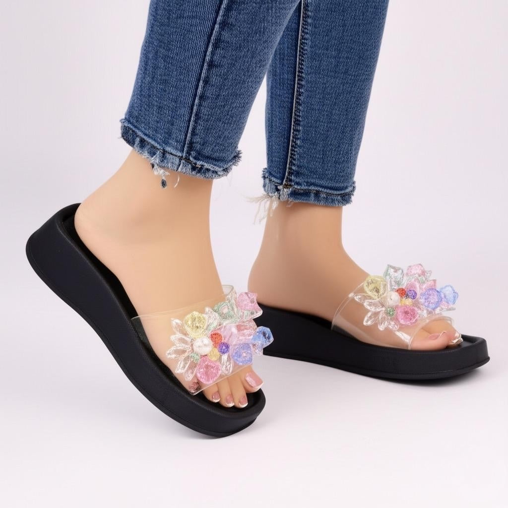 M0872 beads slipper
