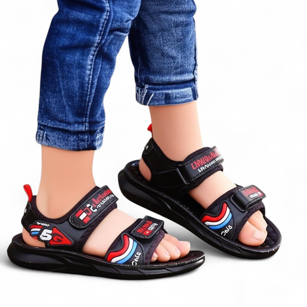 Kids black sandal
