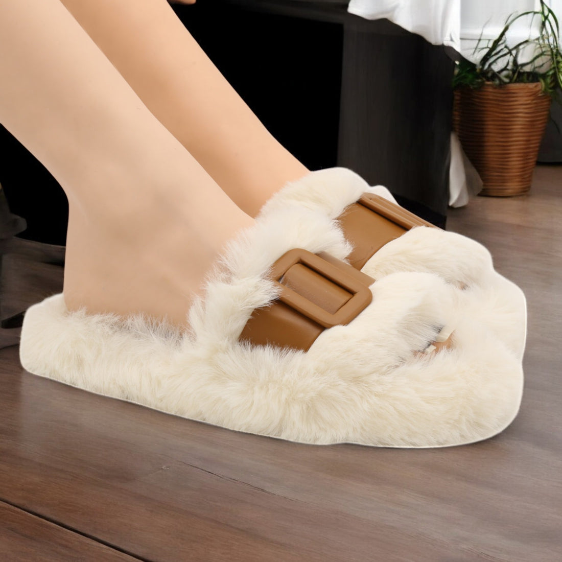 Alfita fur slipper