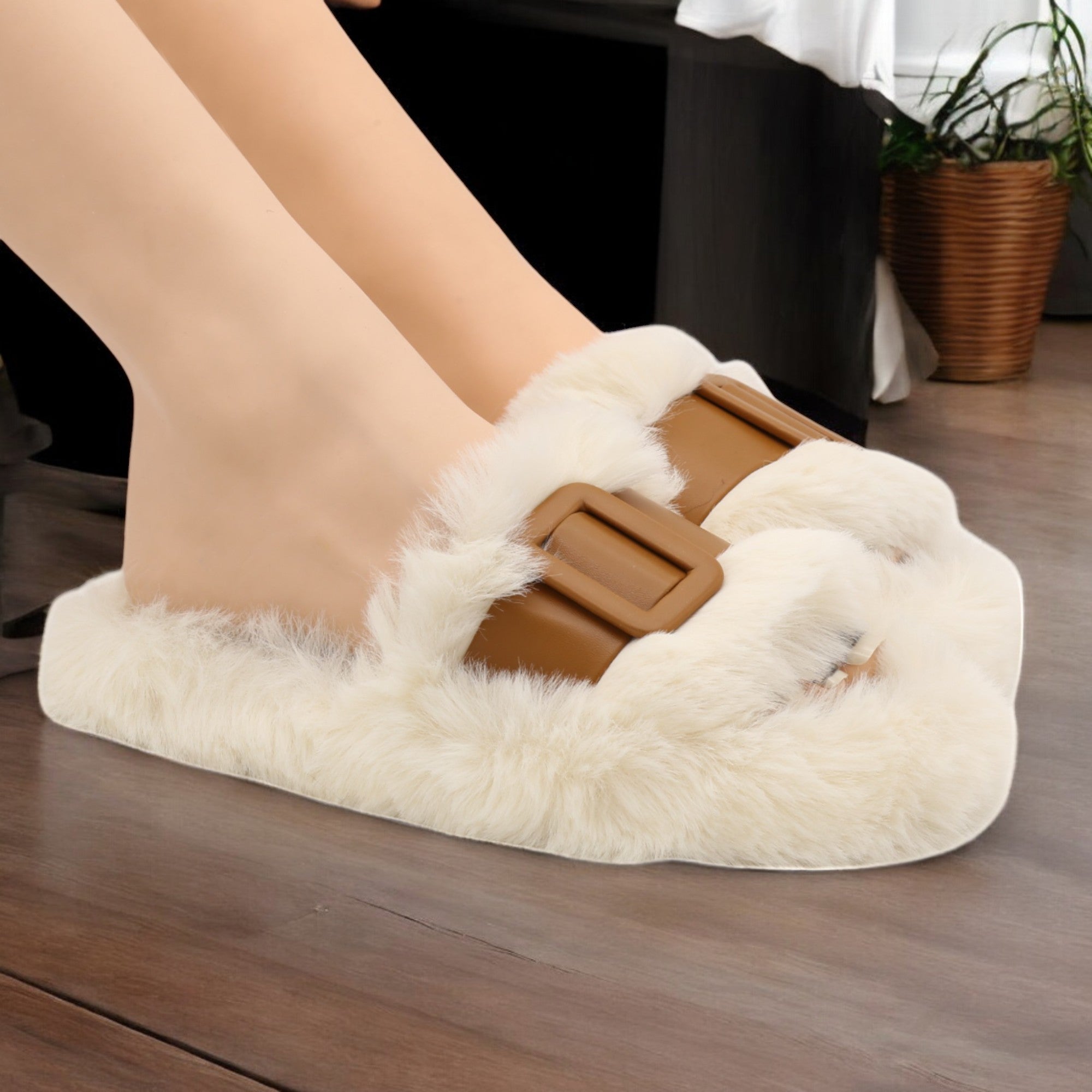 Alfita fur slipper