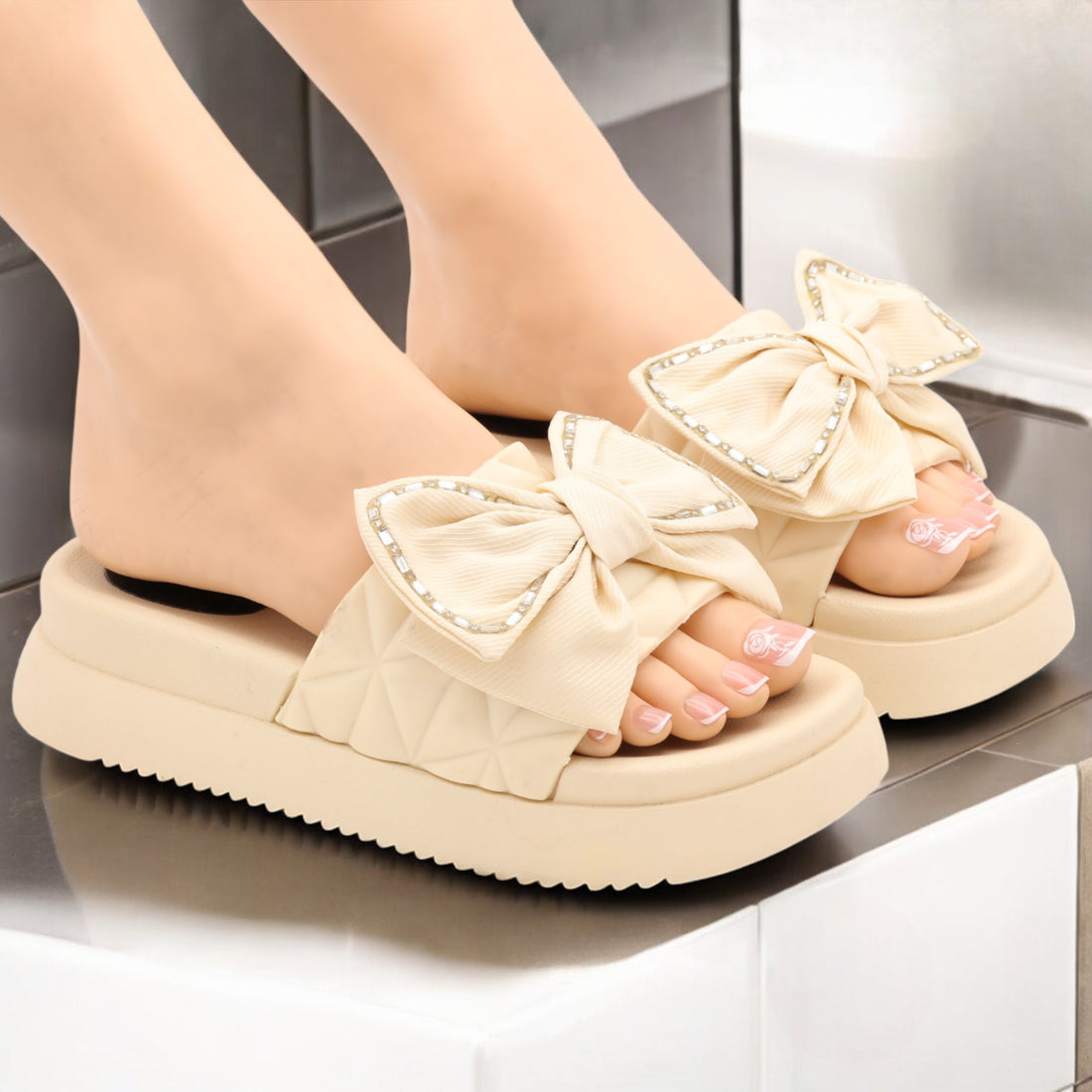Bela knot slipper -R5-2