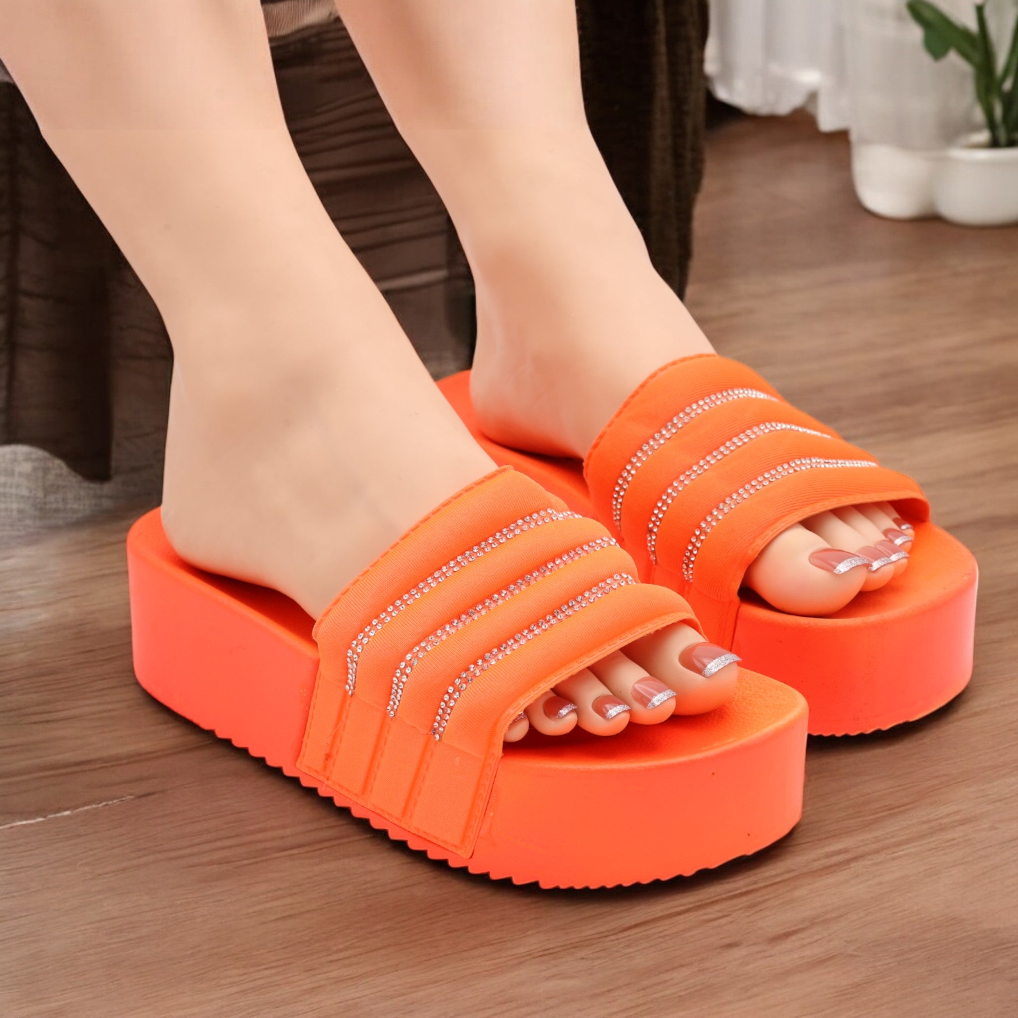 Neon lila sole