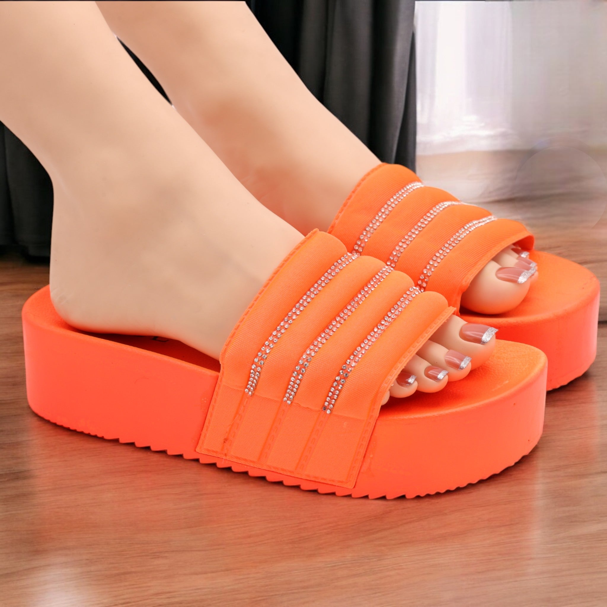 Neon lila sole