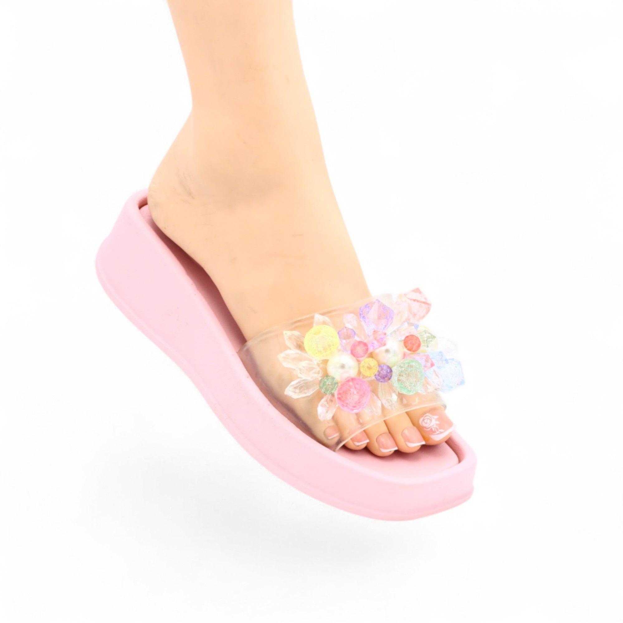 M0872 beads slipper