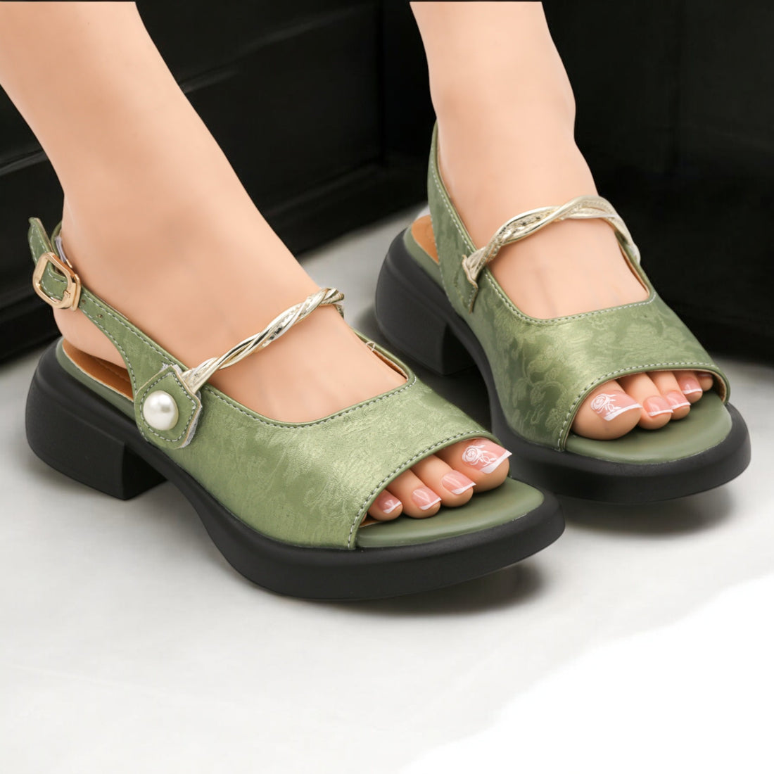 Flw389 block heel-R24-1