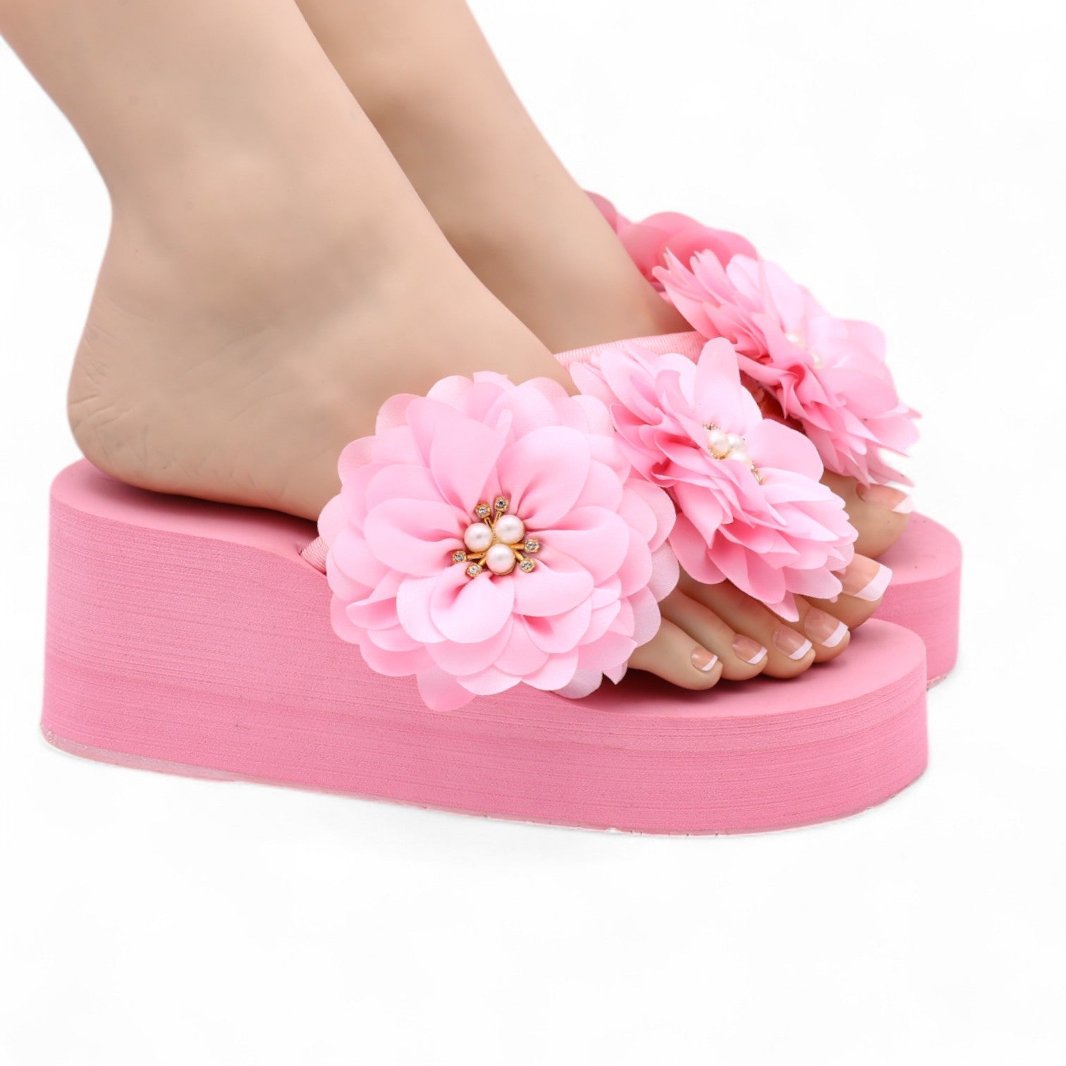 Clearance SALE Dual flower flipflop-R-3-4