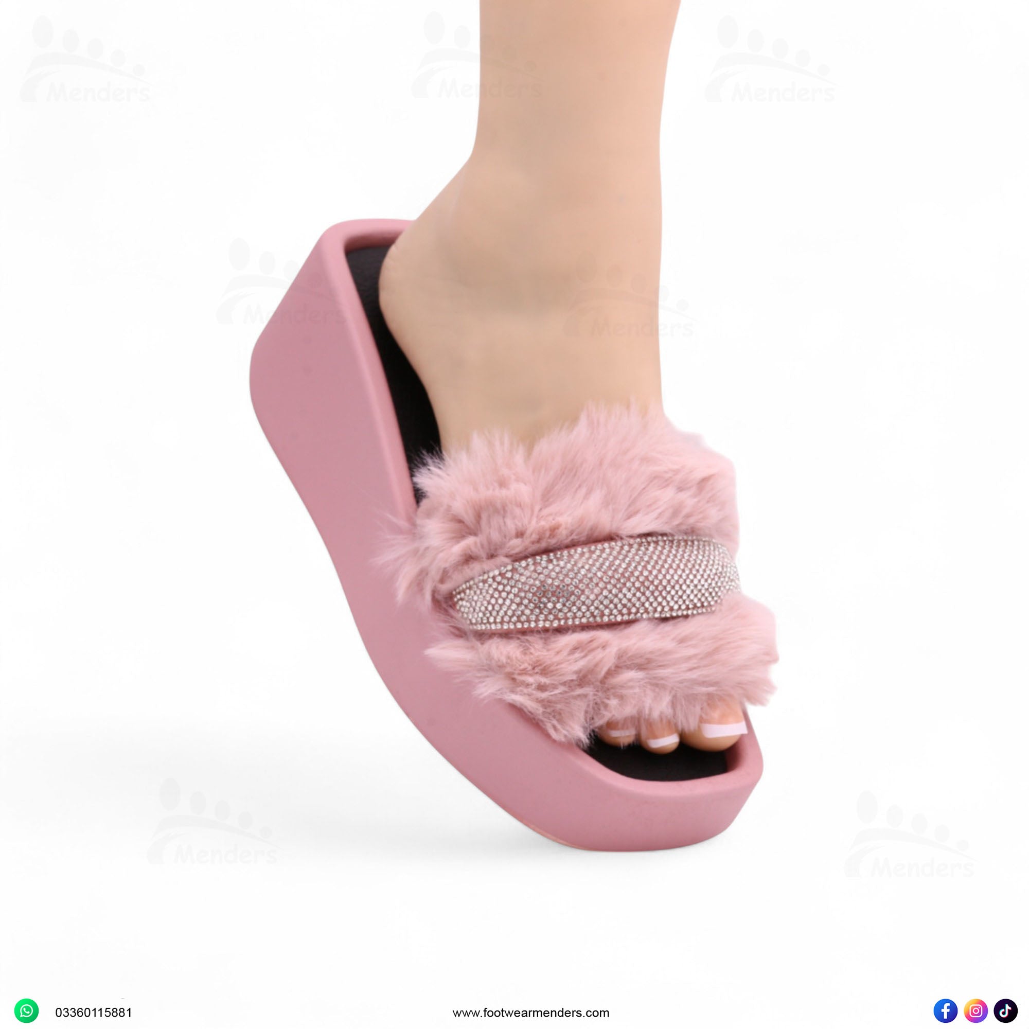 M0801 fur slipper