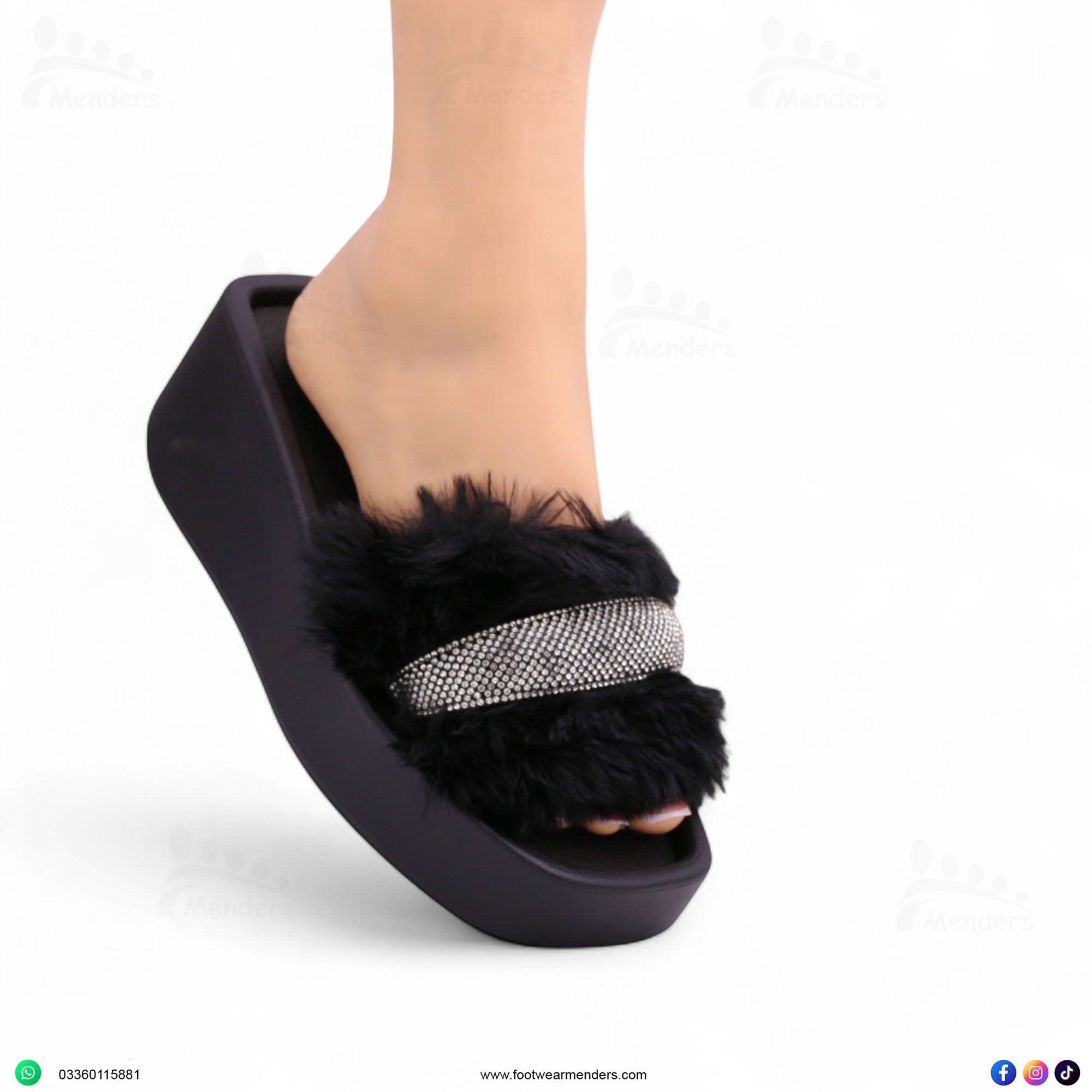 M0801 fur slipper