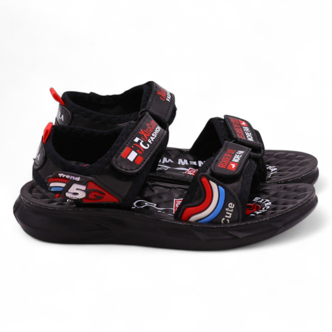 Kids black sandal
