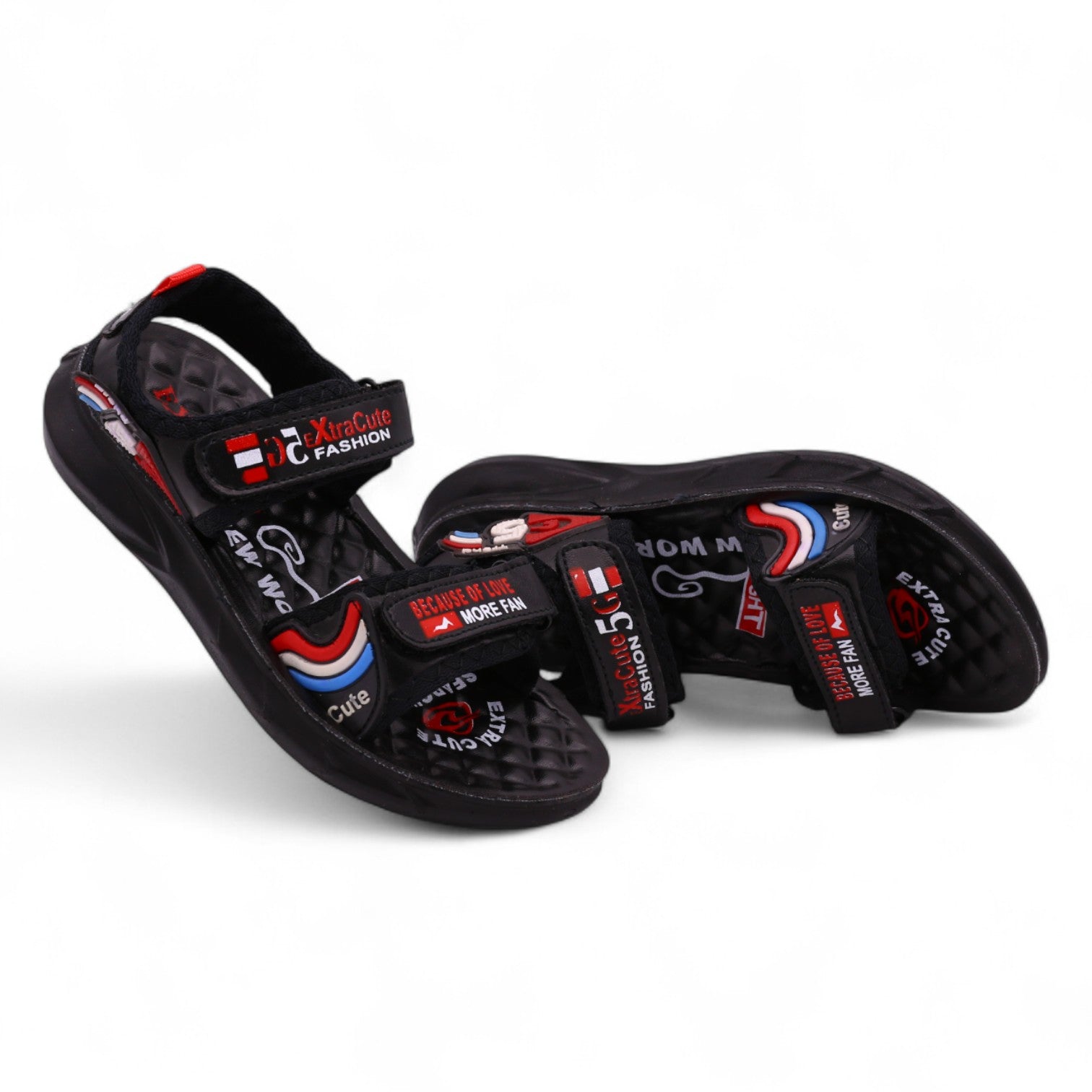 Kids black sandal