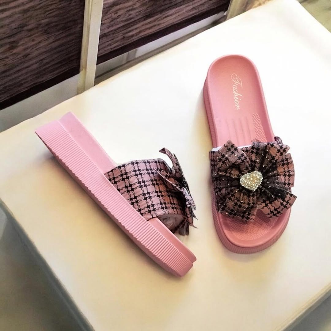 Bfly bow slipper -4-2