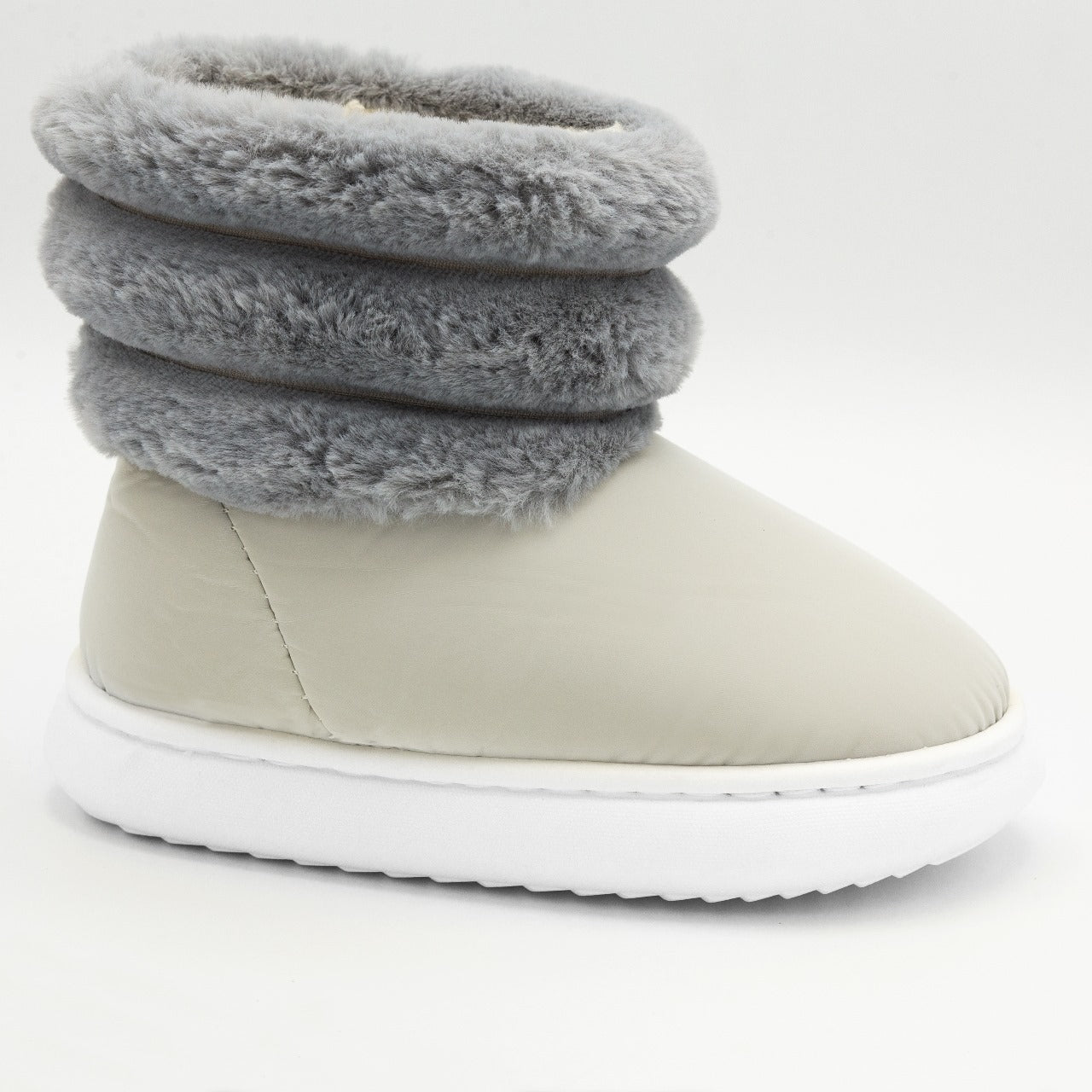Kids long fur boot