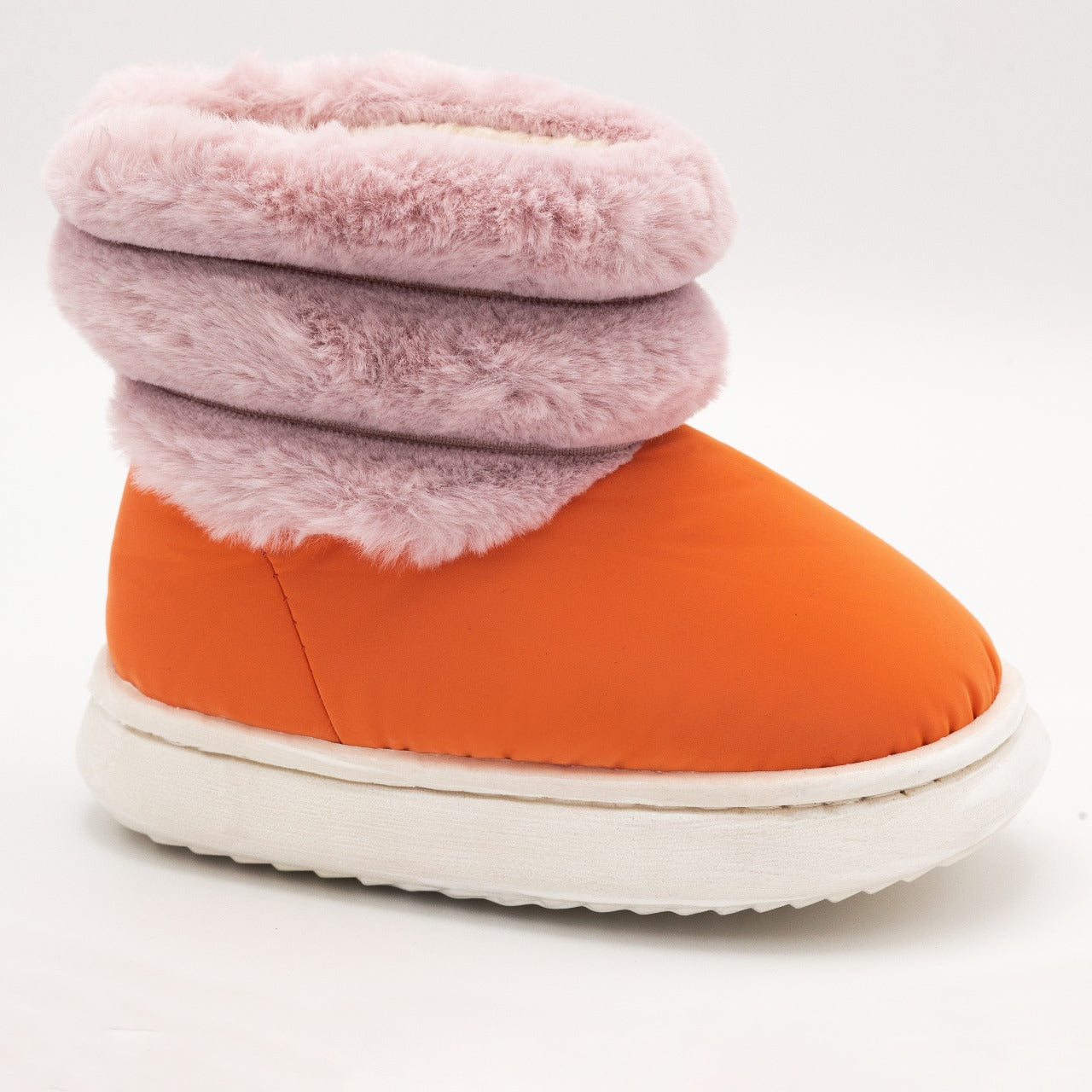 Kids long fur boot
