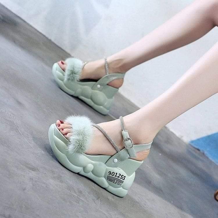 Fur fairy sandal-R19-4