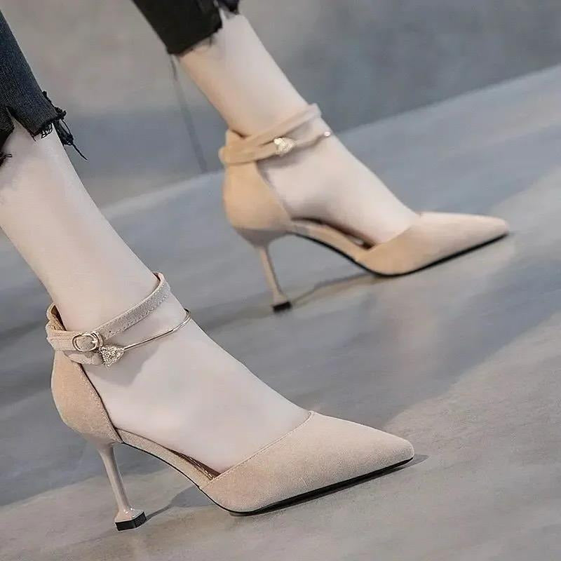 Suede ankle shoes-R37-1