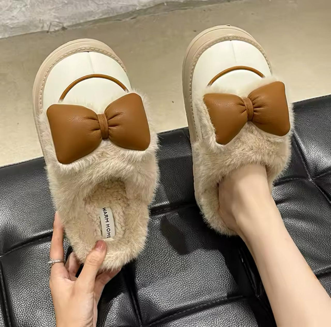 Comfy bow mule-R15-3