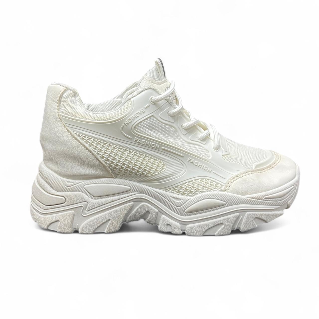 White jogger shoes