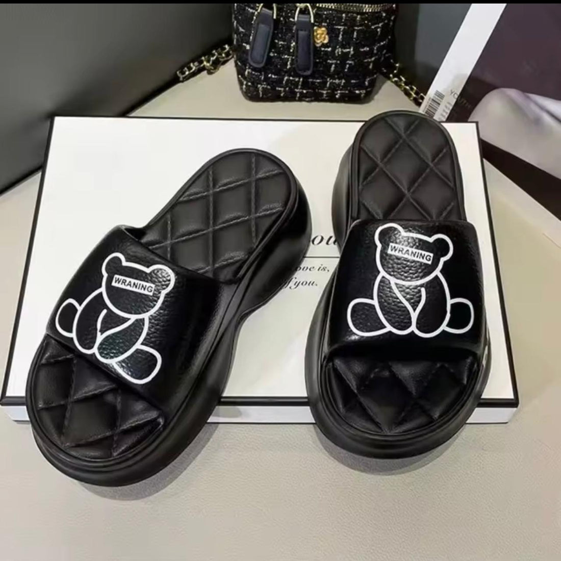 Bear comfy slipper -3-3