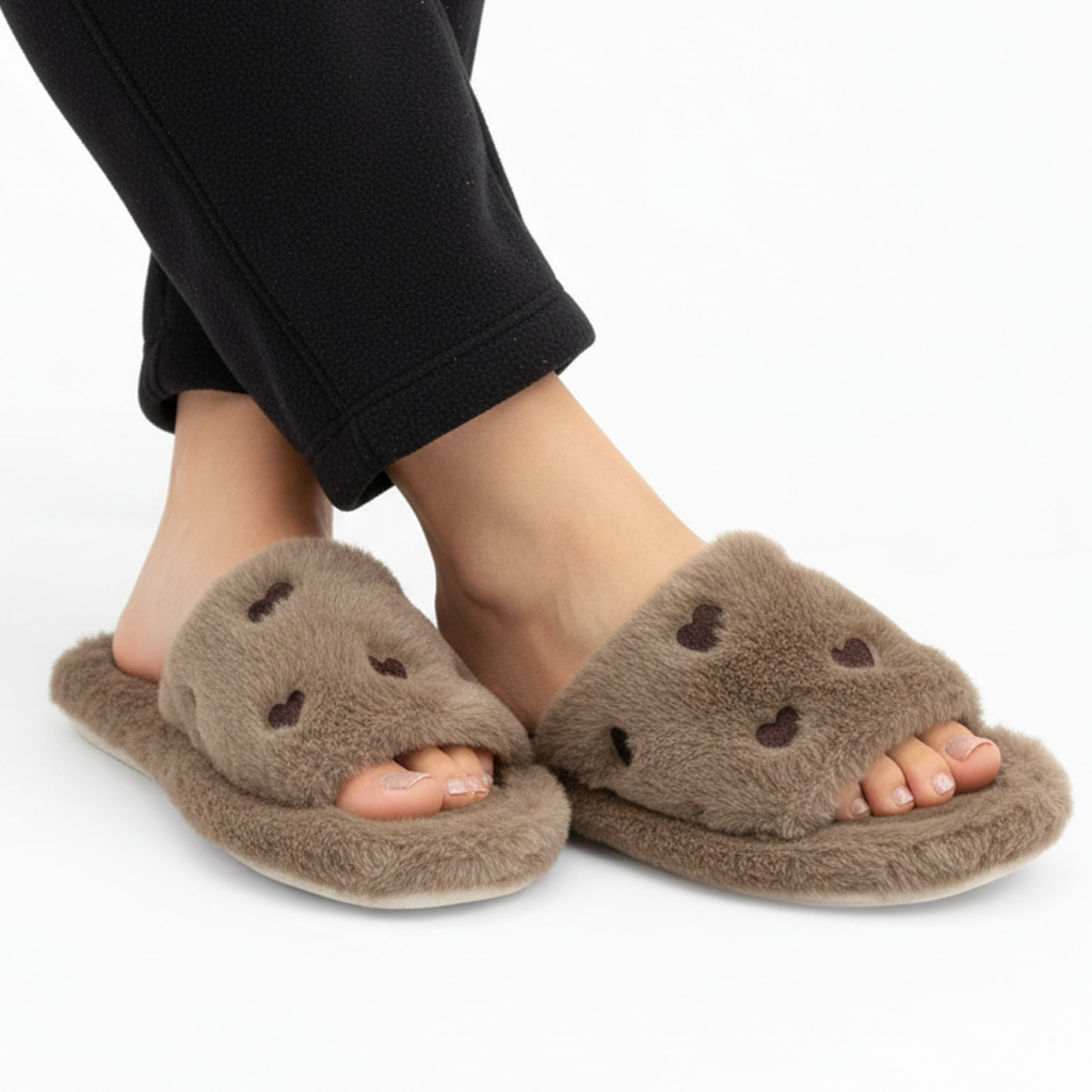 M0924 fur slipper