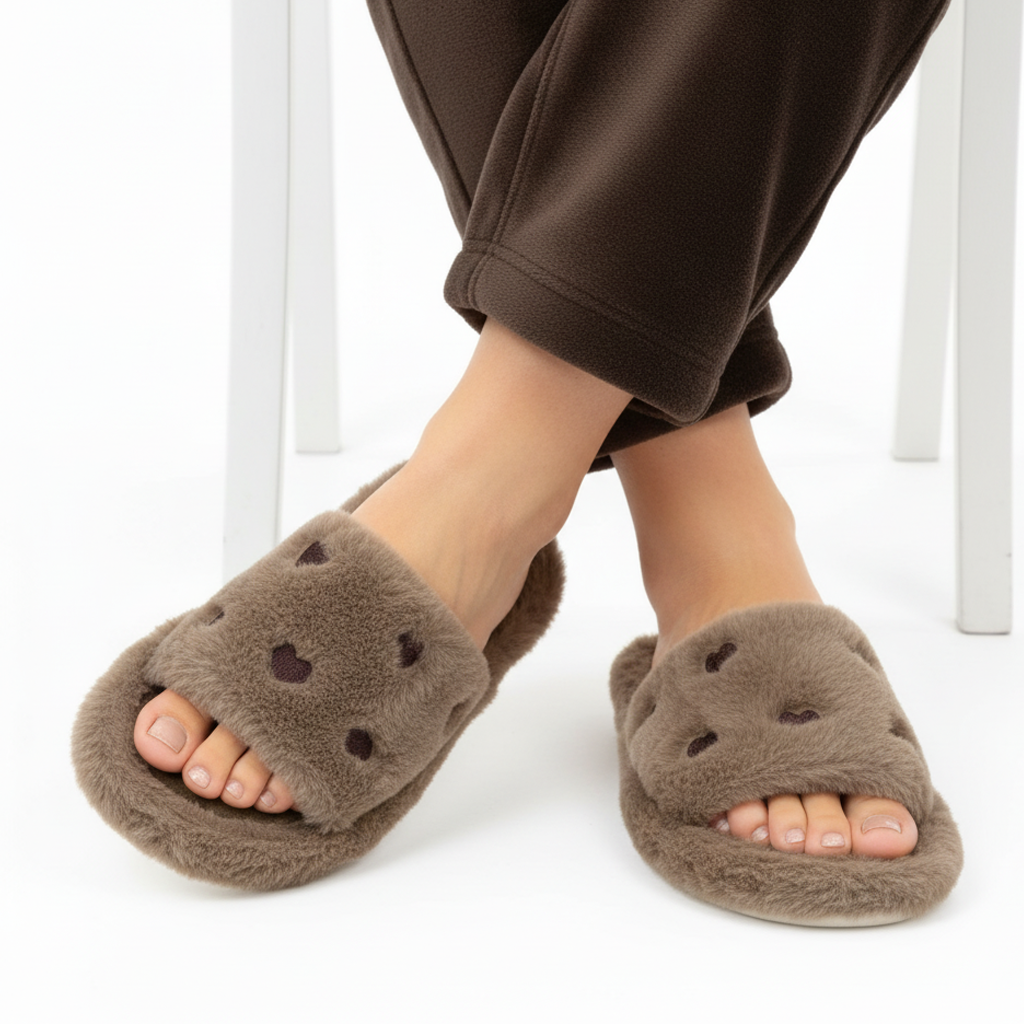 M0924 fur slipper