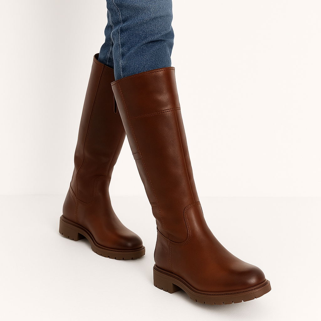 Western knee boot