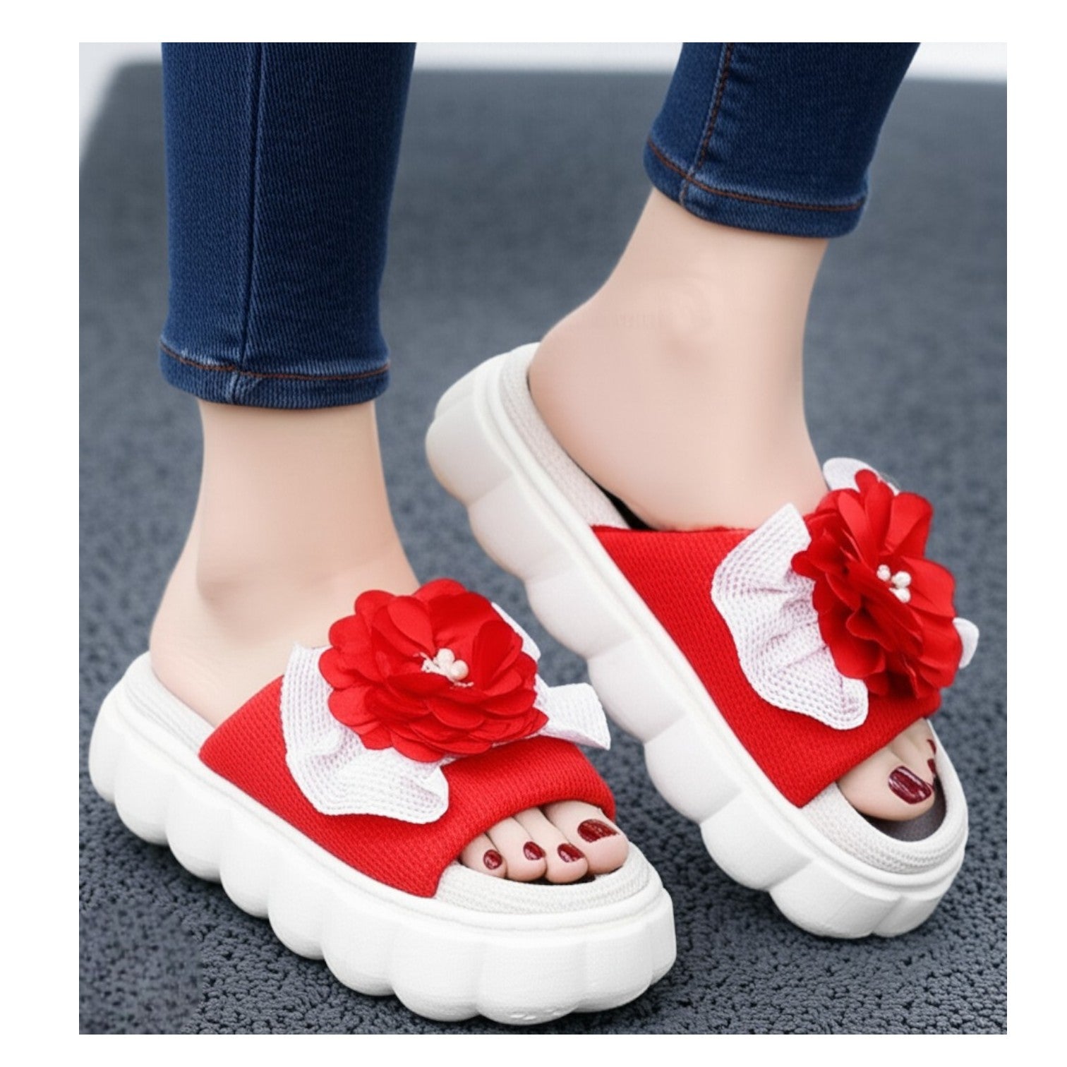 Rosia flower slipper