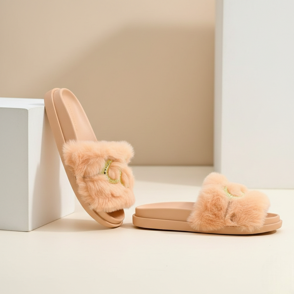 M0802 fur slipper