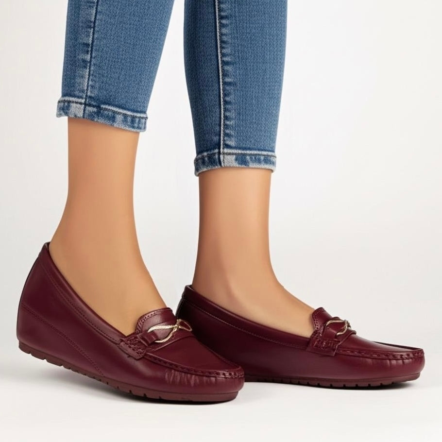 wedge sole pump shoes women