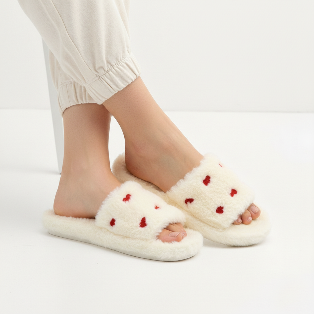 M0924 fur slipper