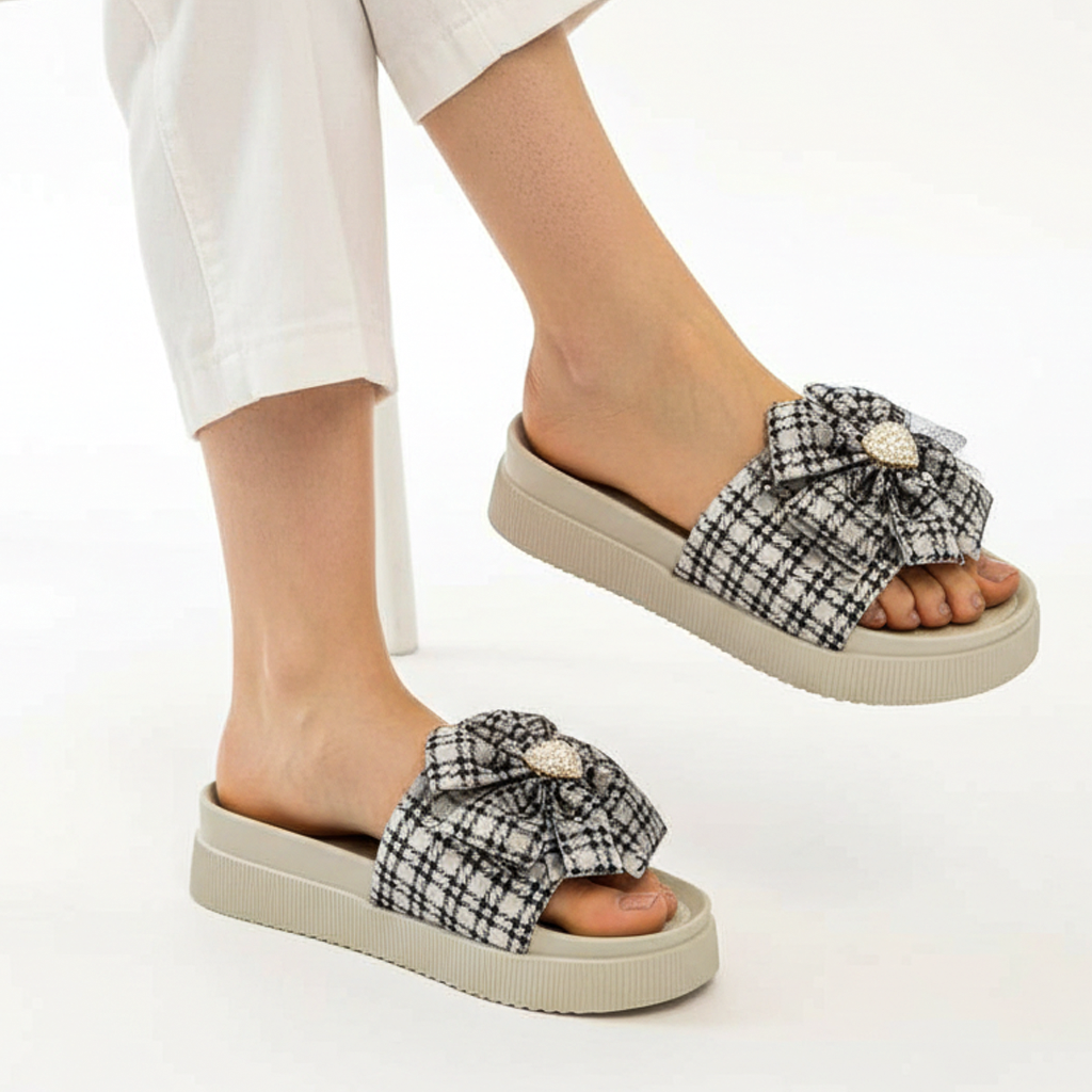 Bfly bow slipper -4-2